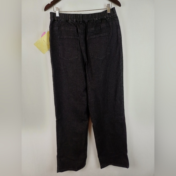 NWT Quacker Factory Stretch Pearl Embellished 5 Pocket Boot Cut Jeans A13676 - Picture 6 of 6